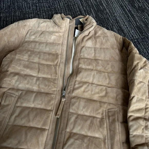 Vince 100% goat leather jacket